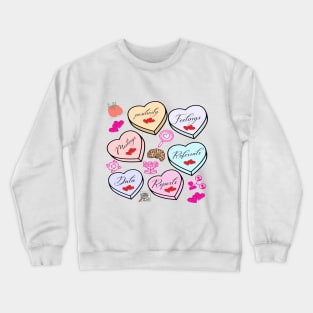 Psychology Valentines, School Psychologist Valentine Crewneck Sweatshirt